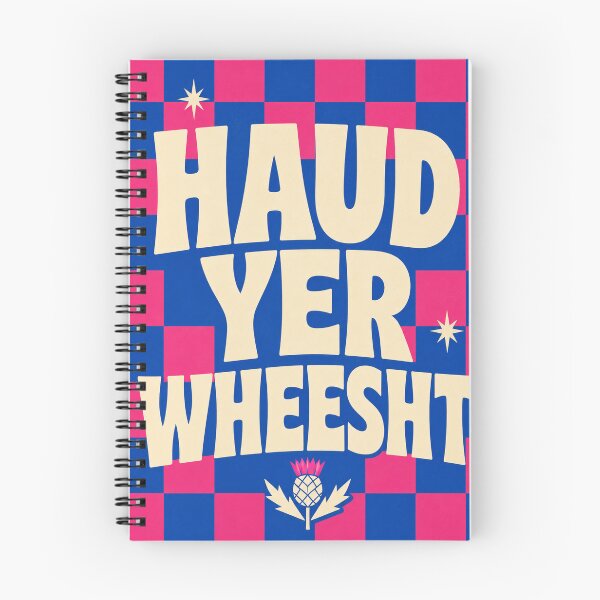 Item preview, Haud Yer Wheesht Scottish Saying Retro Wall Art designed and sold by ArcanePrintsxo.