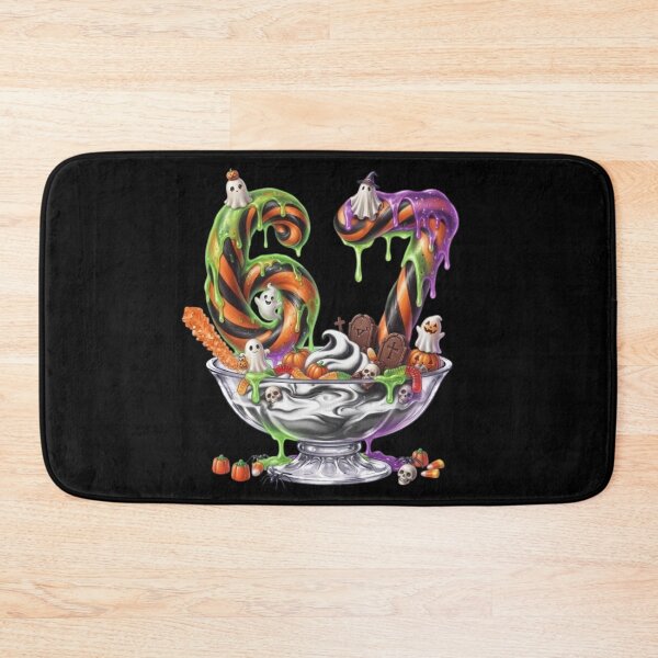 Item preview, 67 Meme Halloween Costume Merch | Slime Dessert Sundae Bowl | 67 Meme | Trending | Ghosts | Candy Corn | Pumpkins designed and sold by TeenLake.