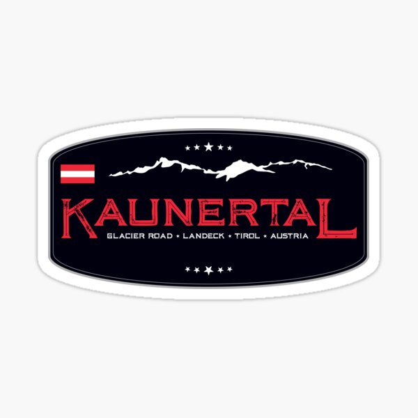Item preview, Kaunertal Glacier Road Austria T-Shirt + Sticker designed and sold by ROADTROOPER.