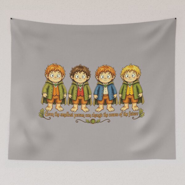 Item preview, Lord of the Rings - The Hobbits - Even the smallest person can change the course of the future  designed and sold by Presents For The Dead.