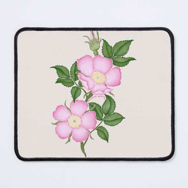 Item preview, Watercolor Prairie Rose Flower- Texas Native Flower designed and sold by Marguerite Artistry.