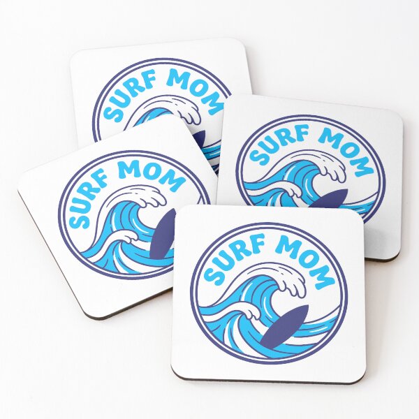 Item preview, Surf Mom Circle Badge Wave Design designed and sold by NUSA NIPA.