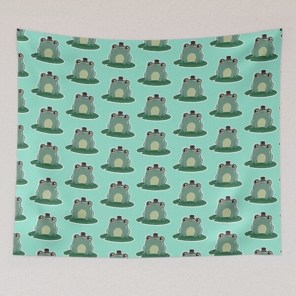Item preview, Ranita con sombrero de copa designed and sold by Fuzzy-Frogg.