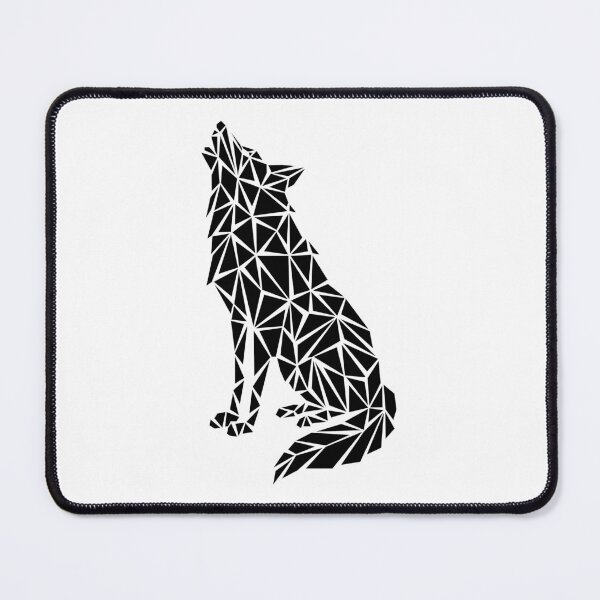 Item preview, Black Geometric Wolf designed and sold by Espyr.Art.
