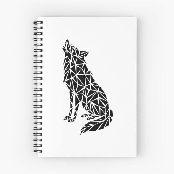 Item preview, Black Geometric Wolf designed and sold by Espyr.Art.