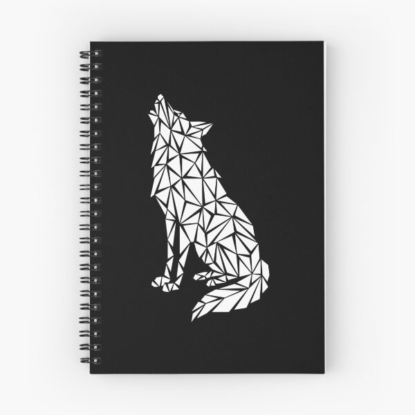 Item preview, White Geometric Wolf designed and sold by Espyr.Art.