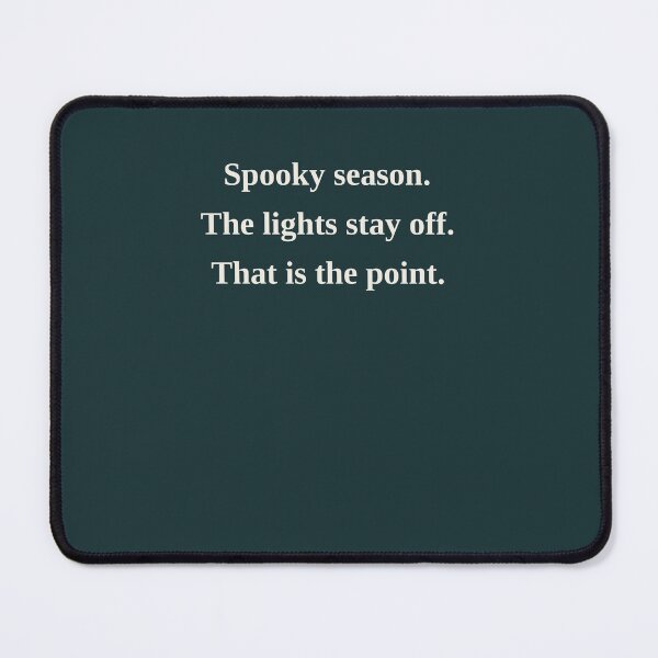 Item preview, Spooky Season Print Lights Stay Off Halloween Typographic Poster designed and sold by LotFourteen.