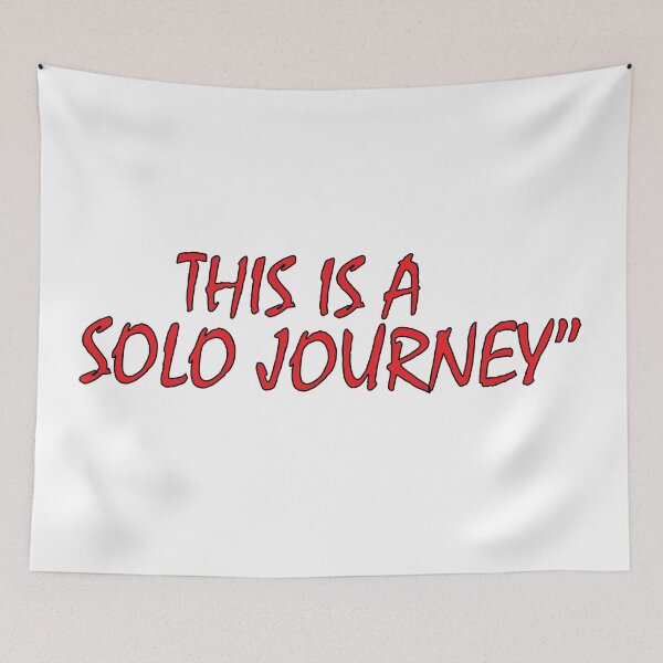Item preview, This is a solo journey - Motivation designed and sold by Positive Mindzet!.