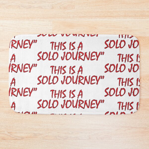 Item preview, This is a solo journey - Motivation designed and sold by Positive Mindzet!.
