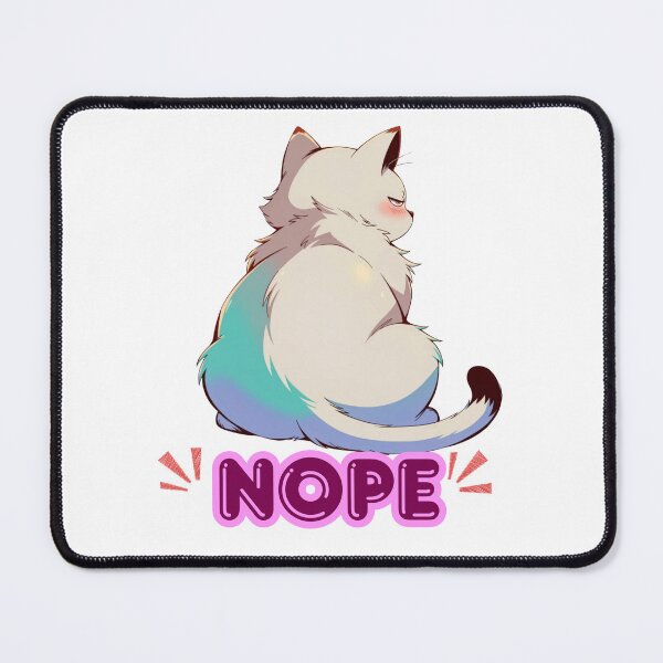 Item preview, NOPE – Sassy Cat Funny Attitude Retro Design designed and sold by Mousy17.