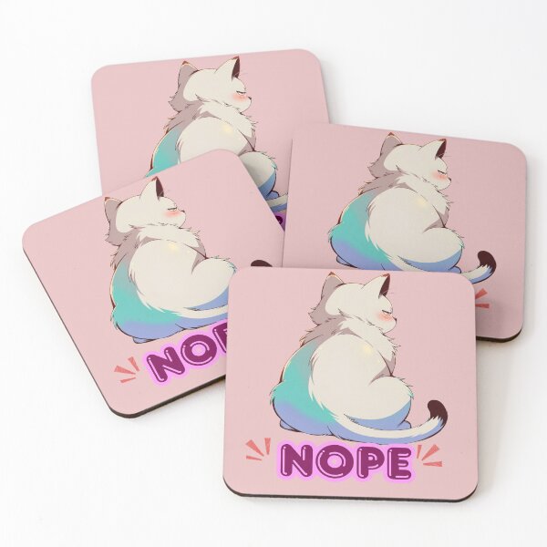 Item preview, NOPE – Sassy Cat Funny Attitude Retro Design designed and sold by Mousy17.