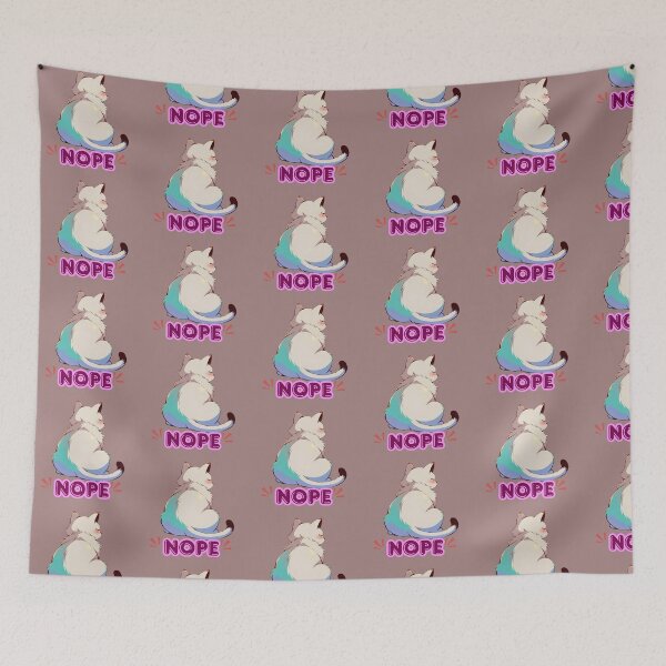 Item preview, NOPE – Sassy Cat Funny Attitude Retro Design designed and sold by Mousy17.