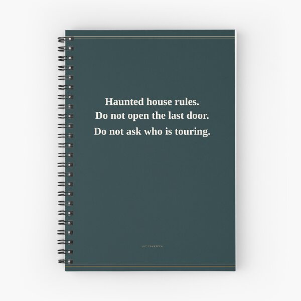 Item preview, Haunted House Rules Print Do Not Open the Last Door Poster designed and sold by LotFourteen.