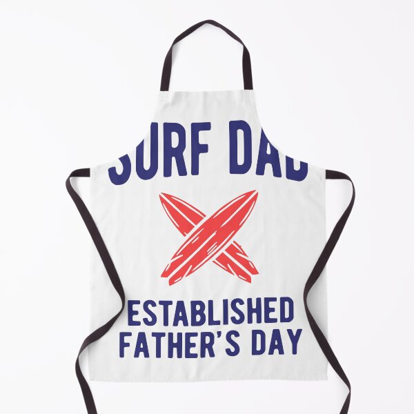 Item preview, Surf Dad Established Father's Day Surfboard Design designed and sold by NUSA NIPA.