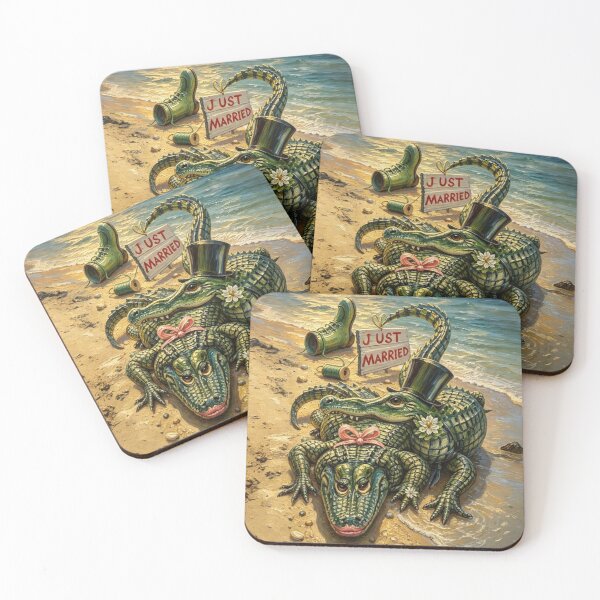 Item preview, Celebrate with crocodiles. designed and sold by Jonsmartdesigns.