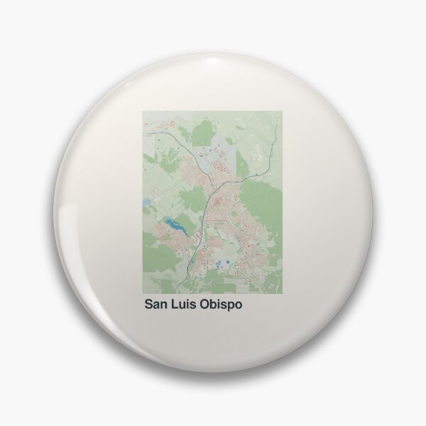 Item preview, San Luis Obispo Minimalistic Map Art designed and sold by MapsNerd.