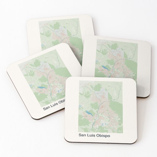 Item preview, San Luis Obispo Minimalistic Map Art designed and sold by MapsNerd.