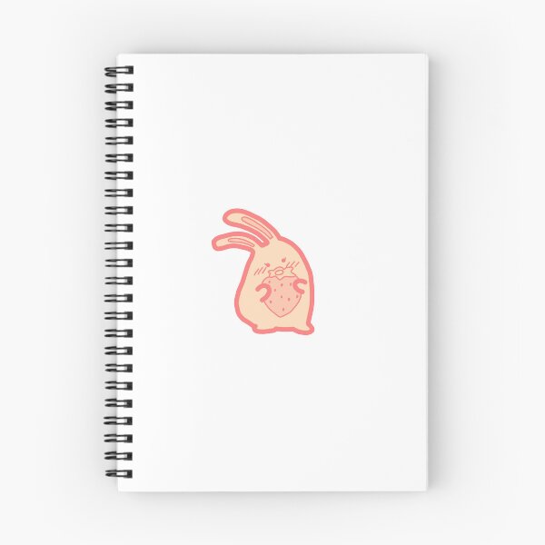Item preview, Pinkish Hungry bunny with strawberry  designed and sold by KeelinX.