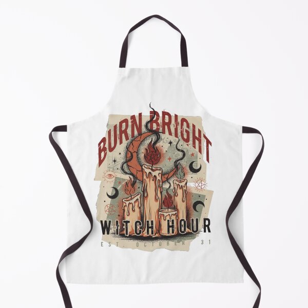 Item preview, Burn Bright Candle Witch T-Shirt | Witch Hour Halloween Graphic Tee v9 designed and sold by DarylWelsh2024.