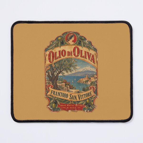 Item preview, Vintage Olive Oil Label designed and sold by newnomads-art.