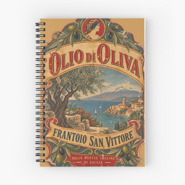 Item preview, Vintage Olive Oil Label designed and sold by newnomads-art.
