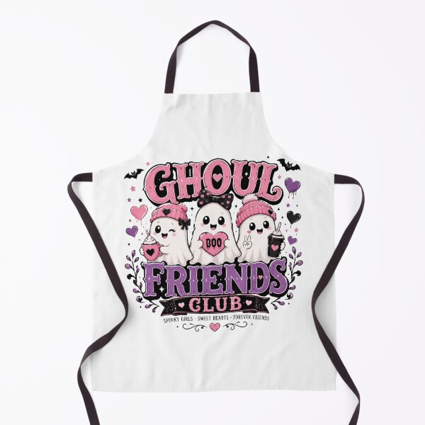 Item preview, Ghoul Friends Club Cute Halloween Ghosts designed and sold by JessArty ⭐⭐⭐⭐⭐.