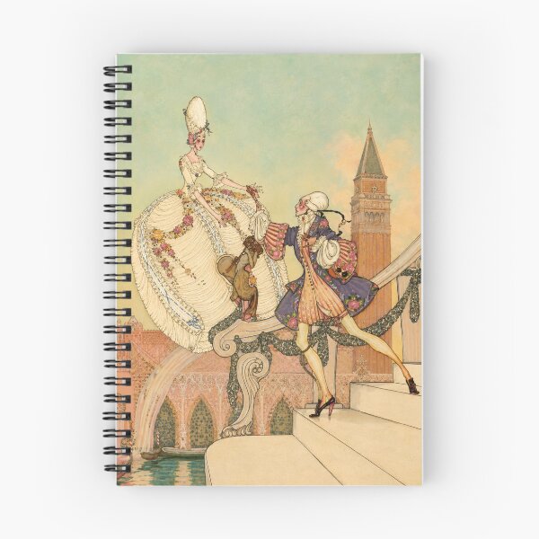 Item preview, Fairy Tale Wall Art, Princess Mignon Minette and Prince Soushi, Vintage Fantasy Illustration by Kay Nielsen designed and sold by RickE.