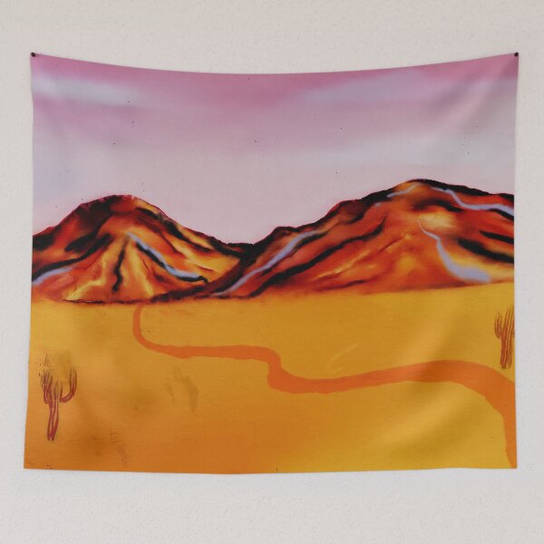 Item preview, Desert Twilight Landscape Southwestern Abstract Art designed and sold by Vita-Kvitash.
