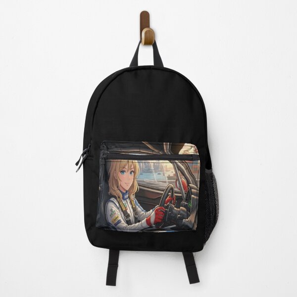 Item preview, anime girl driving a sports car designed and sold by JMAVILA ART.