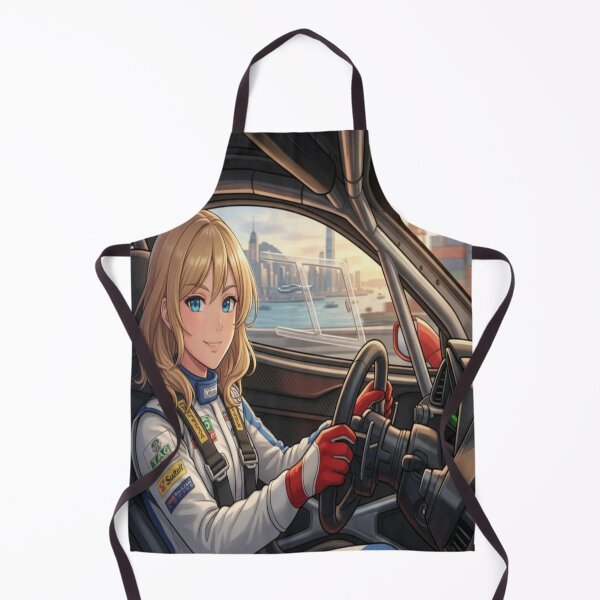 Item preview, anime girl driving a sports car designed and sold by JMAVILA ART.