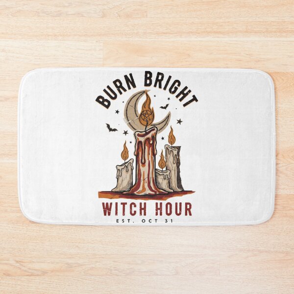 Item preview, Burn Bright Candle Witch T-Shirt | Witch Hour Halloween Graphic Tee v10 designed and sold by DarylWelsh2024.