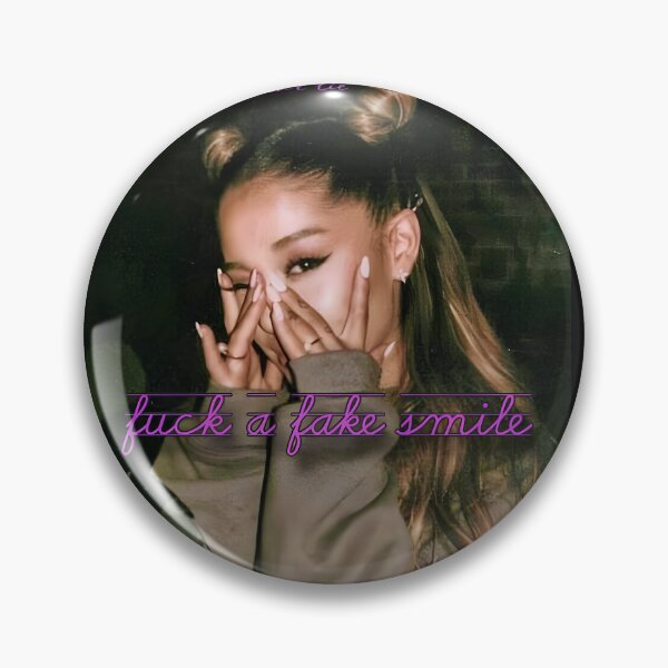 Item preview, Ariana Grande fake smile lyrics collage designed and sold by novamorgenstern.