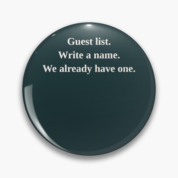Item preview, Halloween Guest List Print Write a Name We Already Have One Poster designed and sold by LotFourteen.