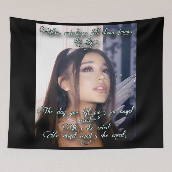 Item preview, Ariana Grande raindrops (an angel cried) lyrics collage designed and sold by novamorgenstern.