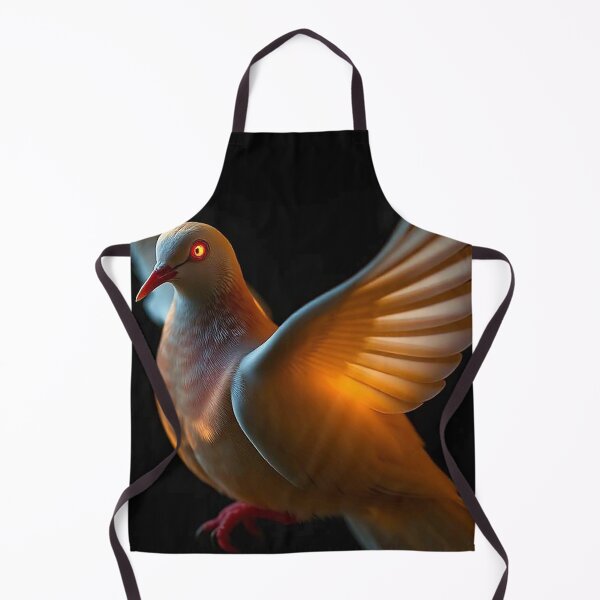 Item preview, Golden Ember Dove – Radiant Bird with Glowing Wings designed and sold by MFMart.