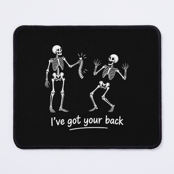 Item preview, I've Got Your Back Funny Skeleton Spine Halloween Pun Design designed and sold by MAPDDesigns.