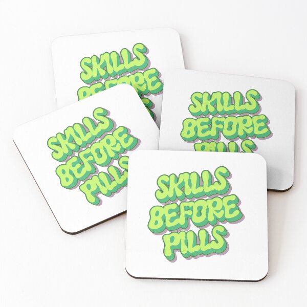 Item preview, Skills Before Pills  designed and sold by TheStickerPsych.