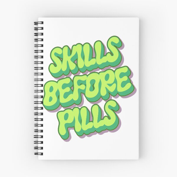 Item preview, Skills Before Pills  designed and sold by TheStickerPsych.