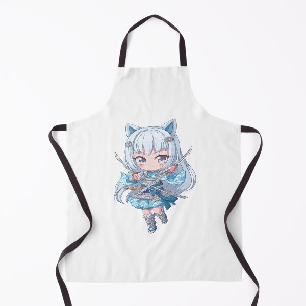 Item preview, cute chibi samurai neko designed and sold by cutemakerotart.