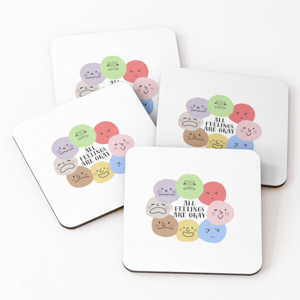 Item preview, All Feelings Are Okay  designed and sold by TheStickerPsych.