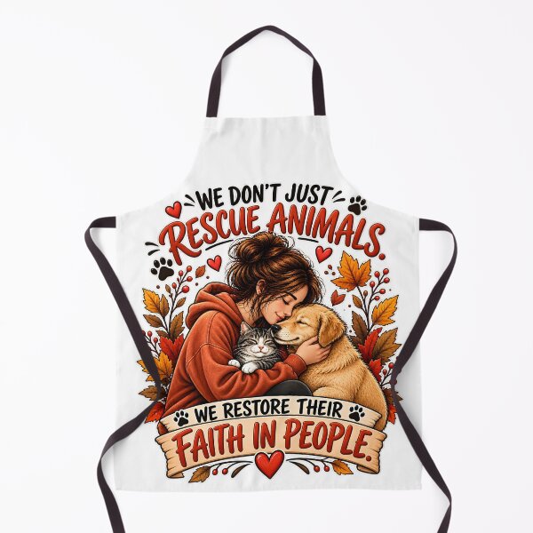 Item preview, We Don’t Just Rescue Animals – We Restore Their Faith in People designed and sold by digiscapeart.