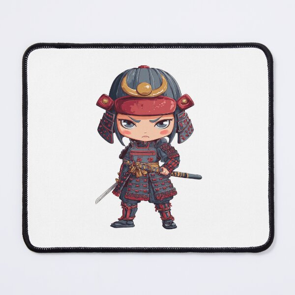Item preview, chibi samurai warrior designed and sold by cutemakerotart.