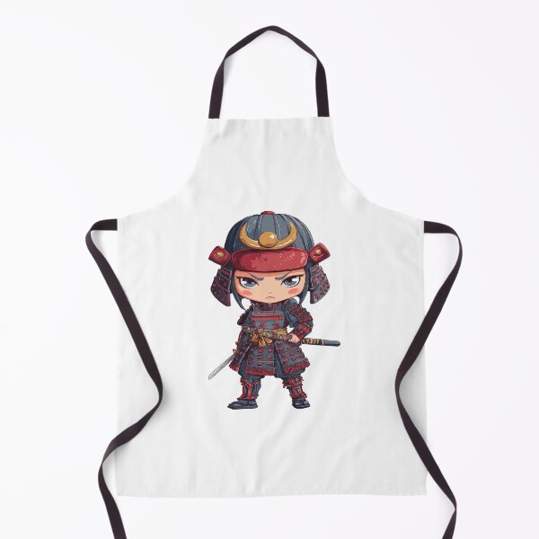 Item preview, chibi samurai warrior designed and sold by cutemakerotart.