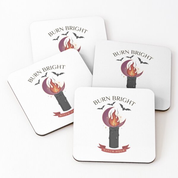 Item preview, Burn Bright Candle Witch T-Shirt | Witch Hour Halloween Graphic Tee v11 designed and sold by DarylWelsh2024.