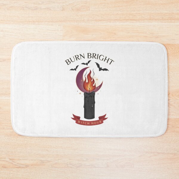 Item preview, Burn Bright Candle Witch T-Shirt | Witch Hour Halloween Graphic Tee v11 designed and sold by DarylWelsh2024.