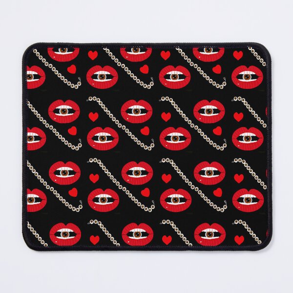 Item preview, Surreal Lips and Eye Motif designed and sold by Elaine M Hayward .