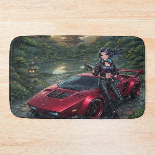Artikelvorschau, Cyberpunk Crimson Wedge – Kunst der Zukunft für Supercars entworfen und verkauft von JMAVILA ART.