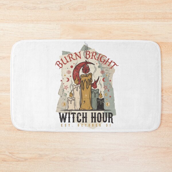 Item preview, Burn Bright Candle Witch T-Shirt | Witch Hour Halloween Graphic Tee v12 designed and sold by DarylWelsh2024.