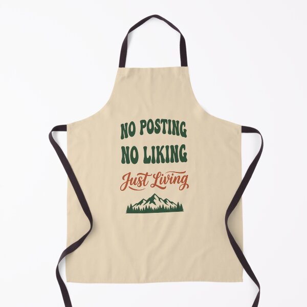 Item preview, No Posting No Liking Just Living - Retro Digital Detox designed and sold by MavtM.