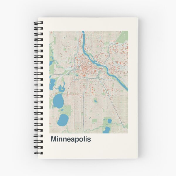 Item preview, Minneapolis Minimalistic Map Art designed and sold by MapsNerd.